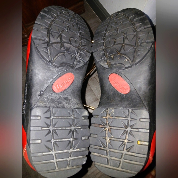Buffalino Red Leather B-Boots Sz 13 main image 5